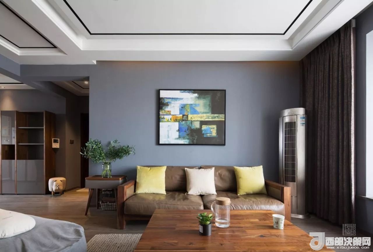 沙發(fā)背景墻選對(duì)裝飾畫，才能美了整個(gè)客廳空間！