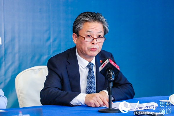 中國-東盟中心秘書長陳德海。吳少飛 攝