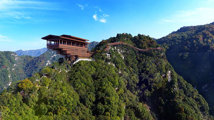 【云游渭南】待到春暖花開之時(shí)，我們相約草長(zhǎng)鶯飛的少華山！_fororder_龍首閣 (2)